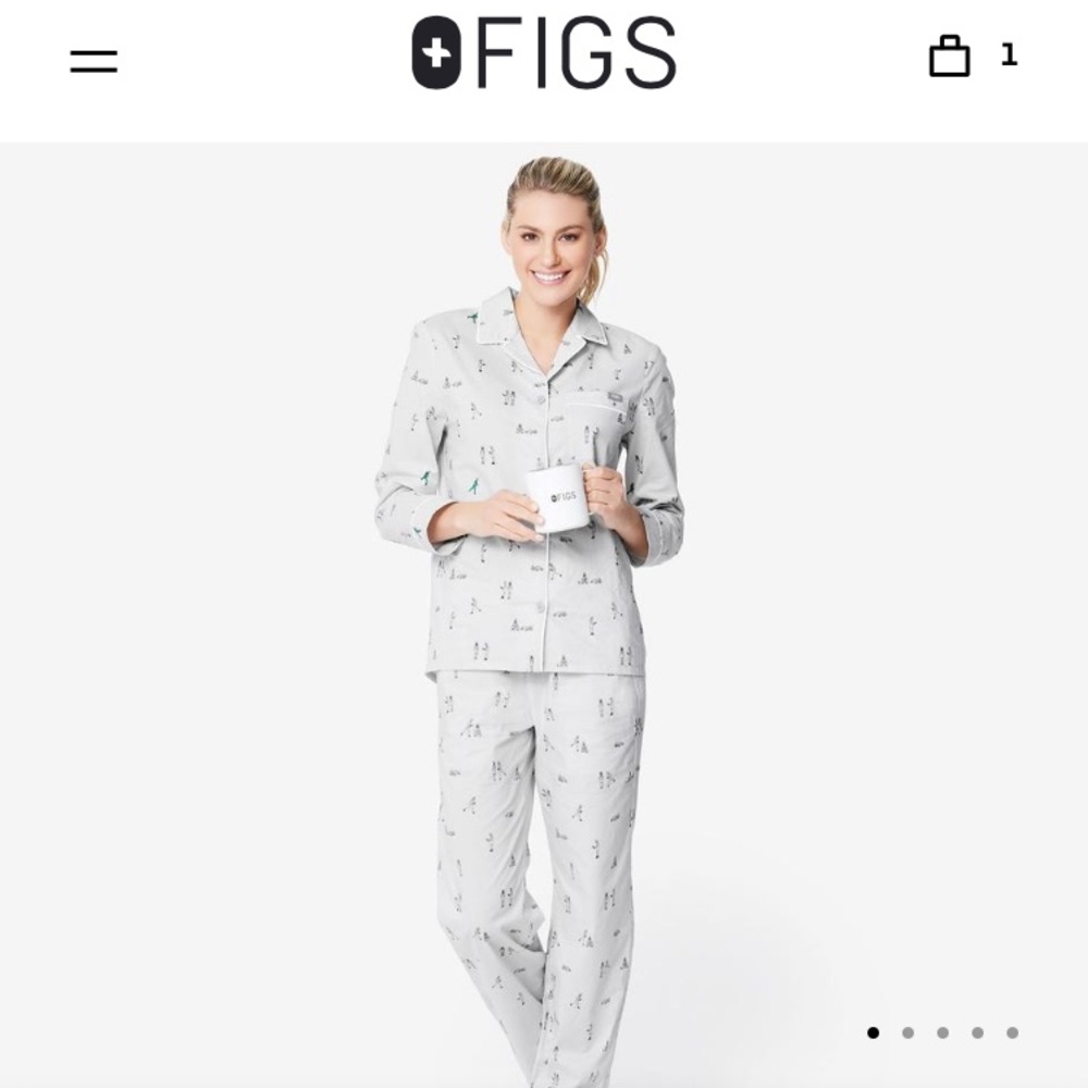 NWT figs pajamas! Size Xsmall